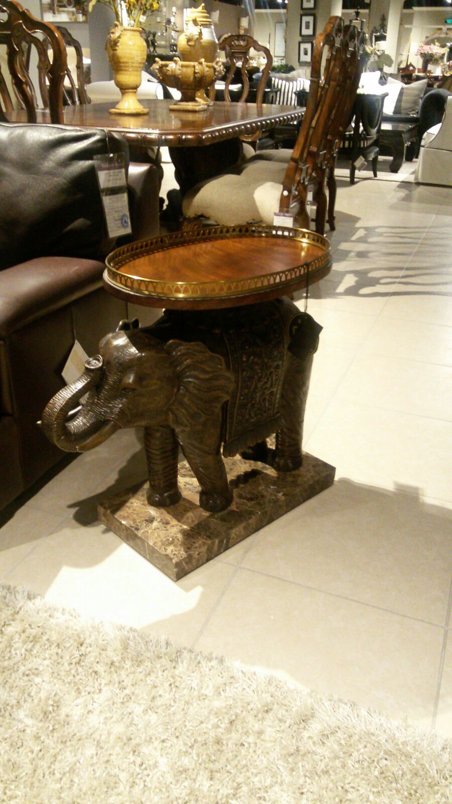 СТОЛ ПРИСТАВНОЙ CLASSIC 3043-214  ELEPHANT MORIF